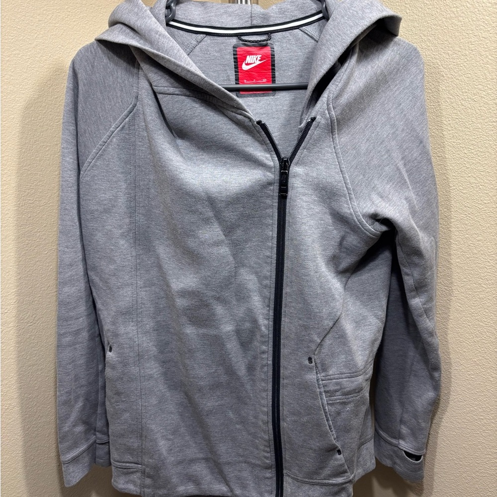 Nike Women's off center zip hoodie